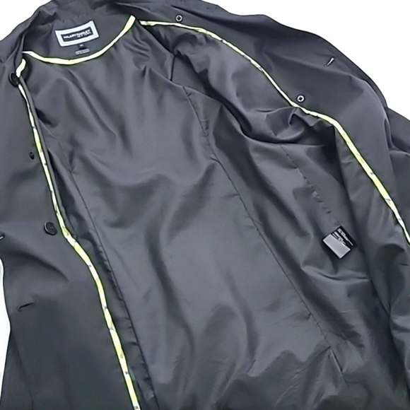 Hilary Radley Fit & Flare Trench Coat Black Size Small - Picture 7 of 16